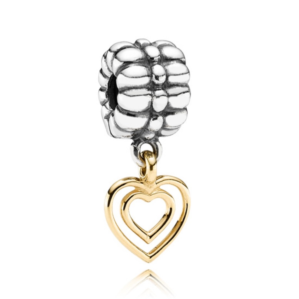 Pandora Heart of Hearts Dangle Clip 💛